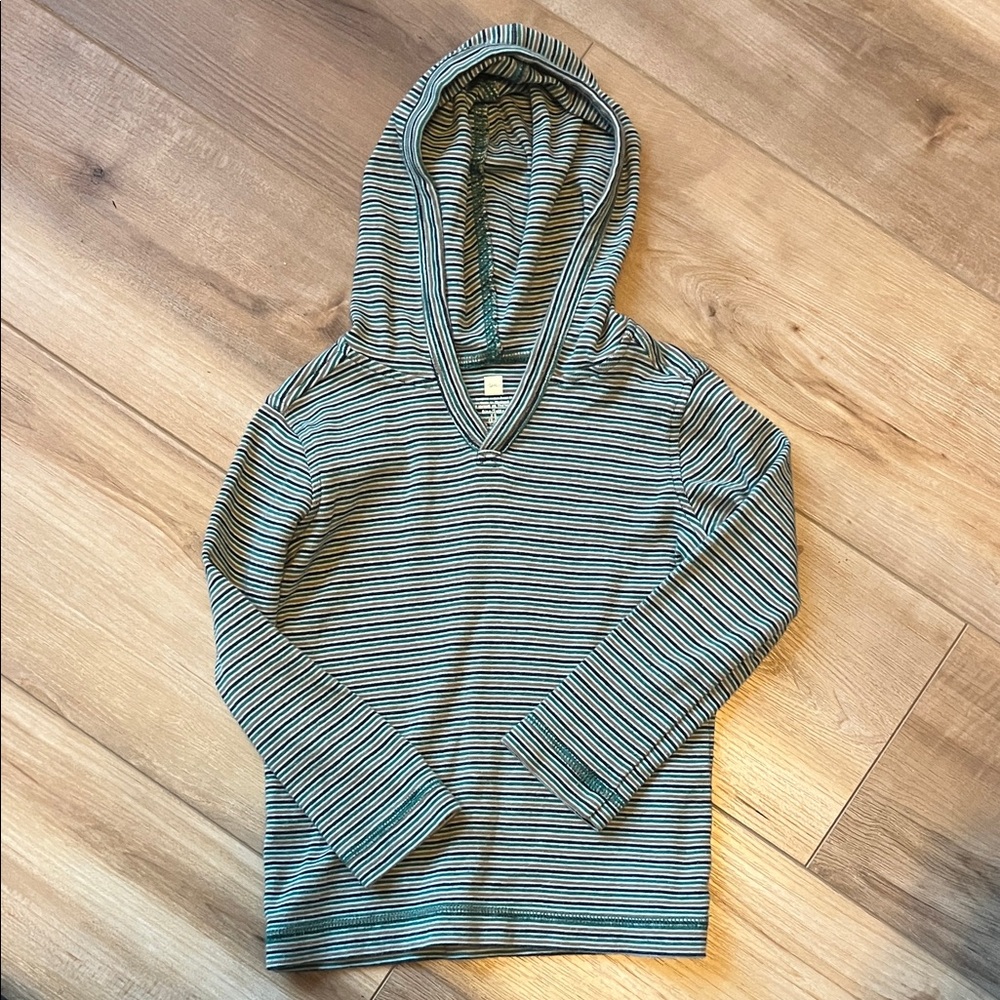 Tea Striped Hooded Kid’s Hoodie Size 2-3